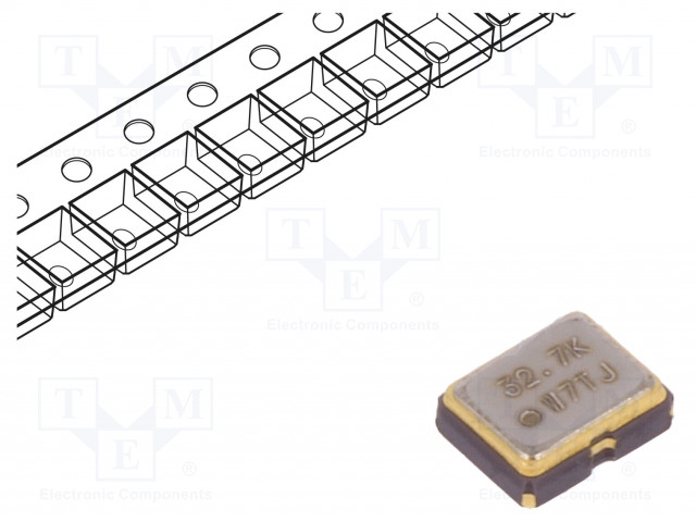 32.768K-CFPS109, Генератор: кварцевый; 32768Гц; SMD; 3,3В; ±50ppm; -40÷85°C 32.768K-CFPS109, Генератор: кварцевый; 32768Гц; SMD; 3,3В; ±50ppm; -40÷85°C