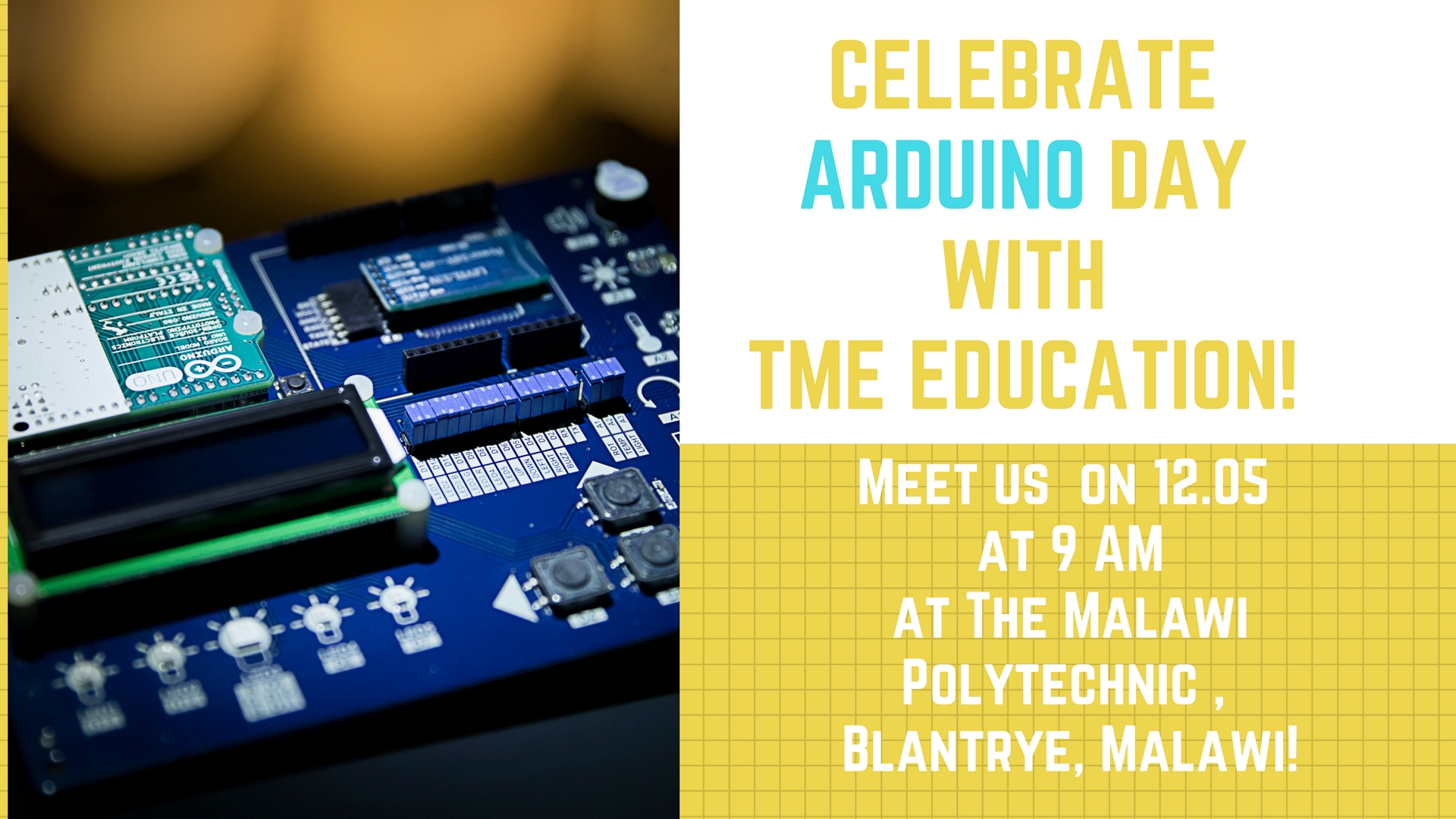 Arduino birthday! Let's celebrate it together in Malawi!