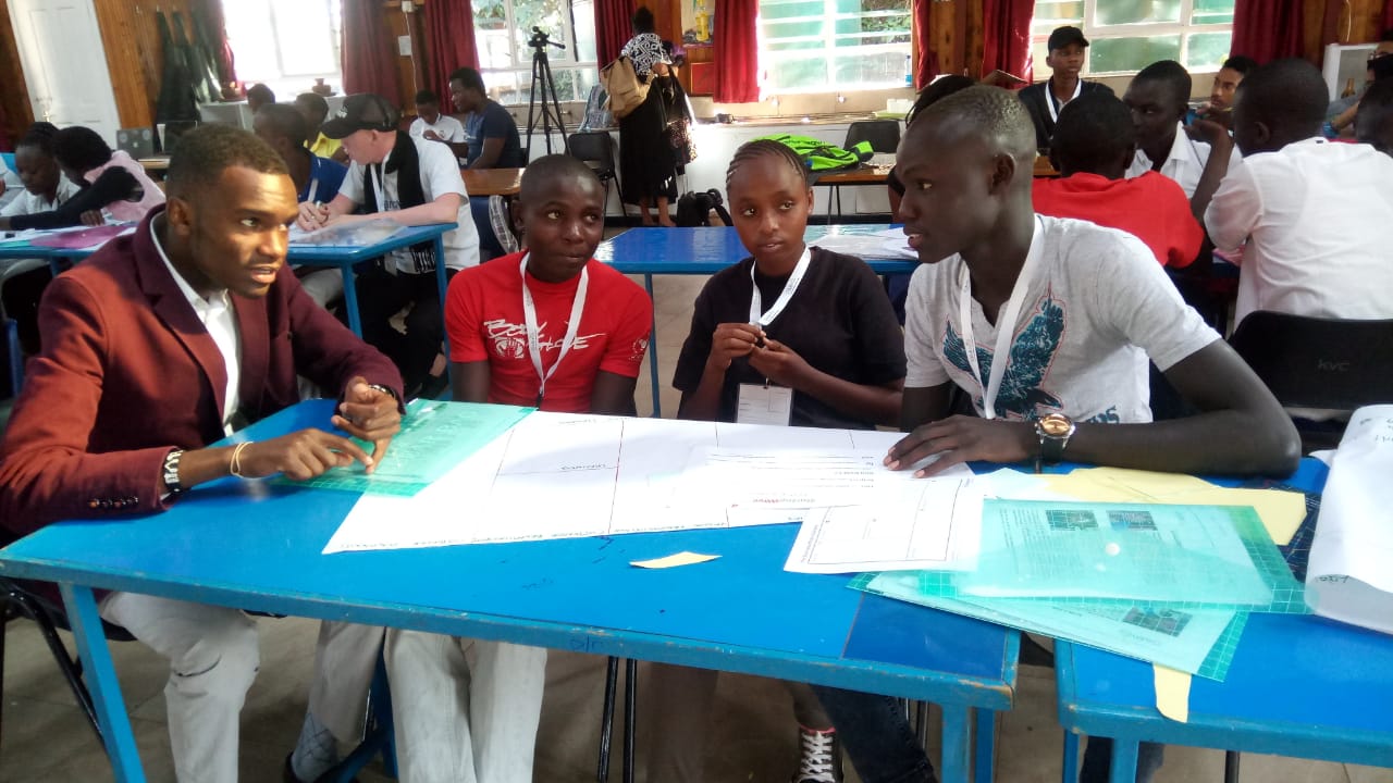 TME Education Ambassador mentoring Young Innovators in Kenya