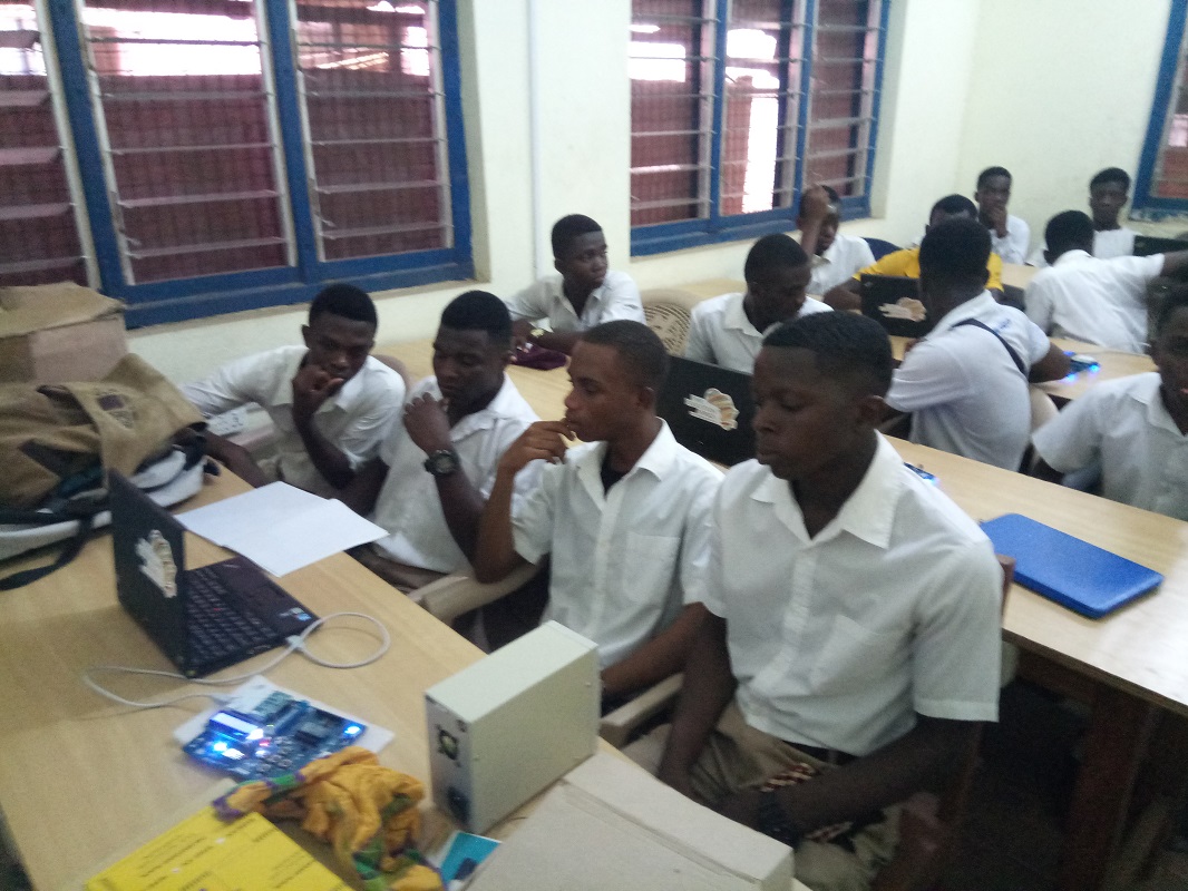 TME Education training at EMIT Electronics Institute, Ghana