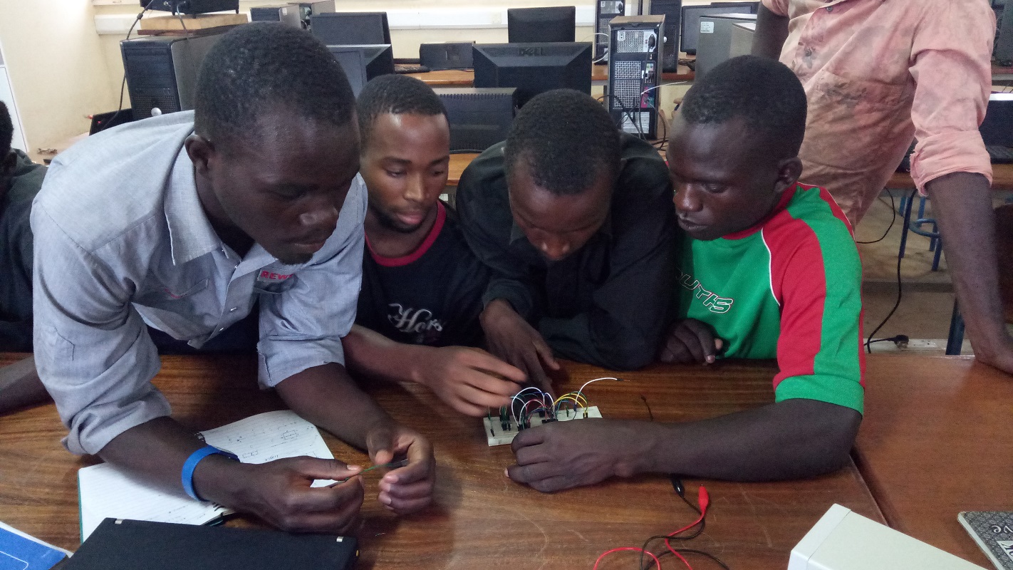 TME Education training at Jinja Vocational Training Institute, Uganda.