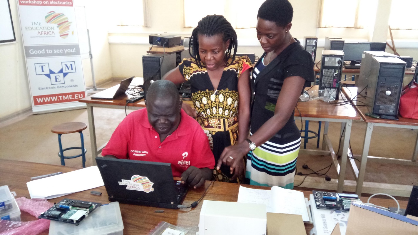 TME Education training at Jinja Vocational Training Institute, Uganda.