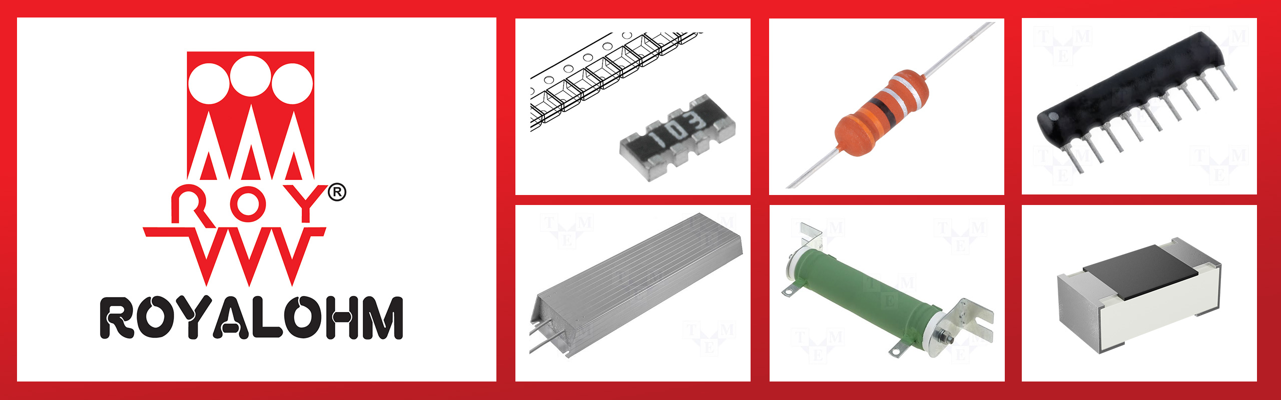 Royal OHM resistors Electronic components. Distributor, online shop