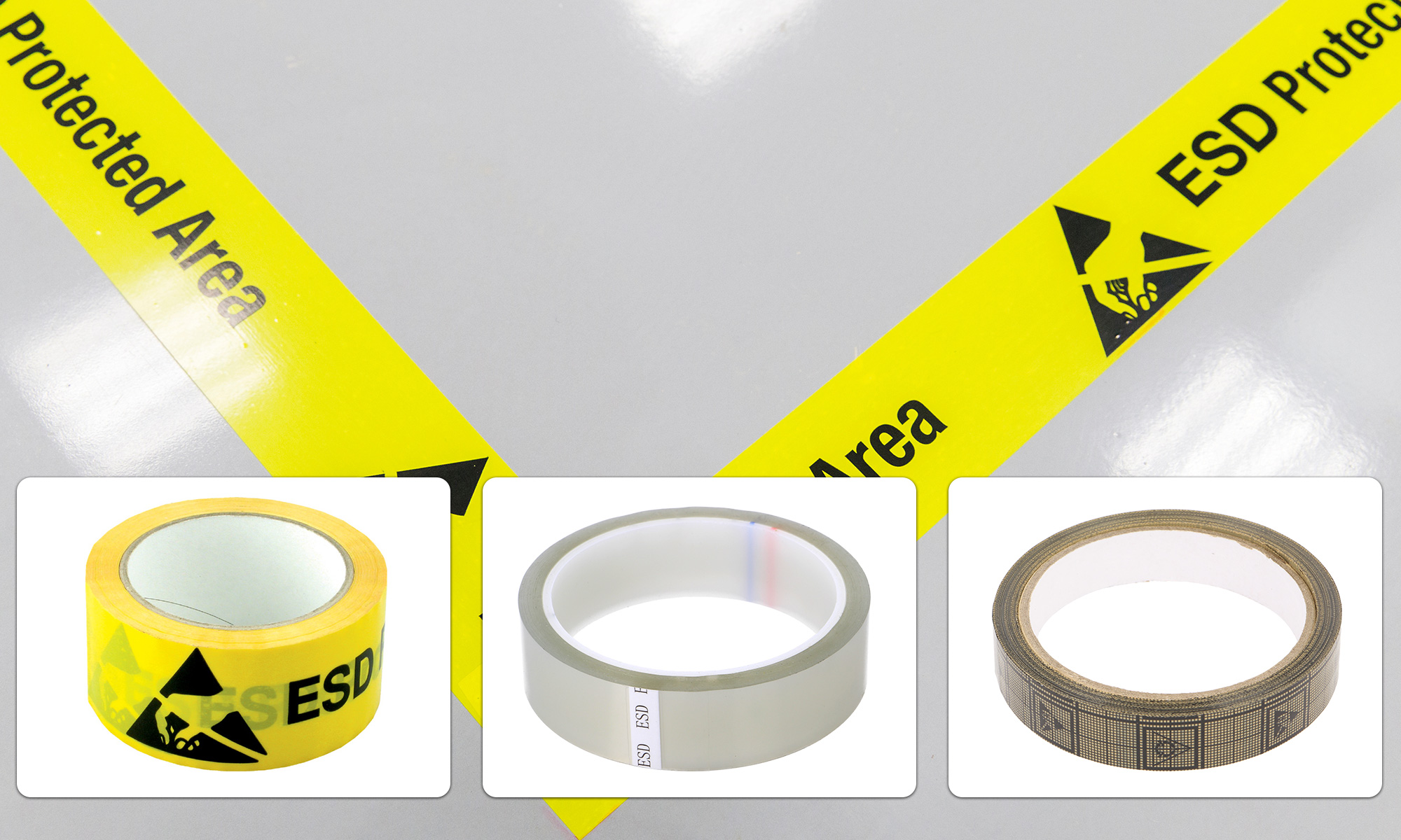 ESD packing and warning Tapes Electronic components. Distributor