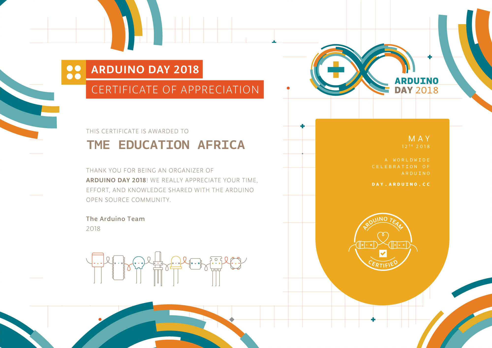 Arduino Day 2018 in Malawi with TME Education