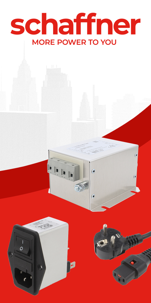 Schaffner filters, connectors and power supply cables Electronic