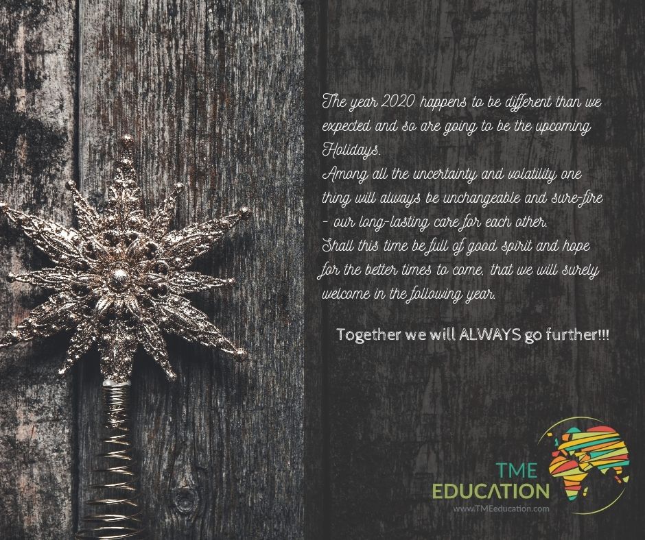 Happy Holidays from TME Education!