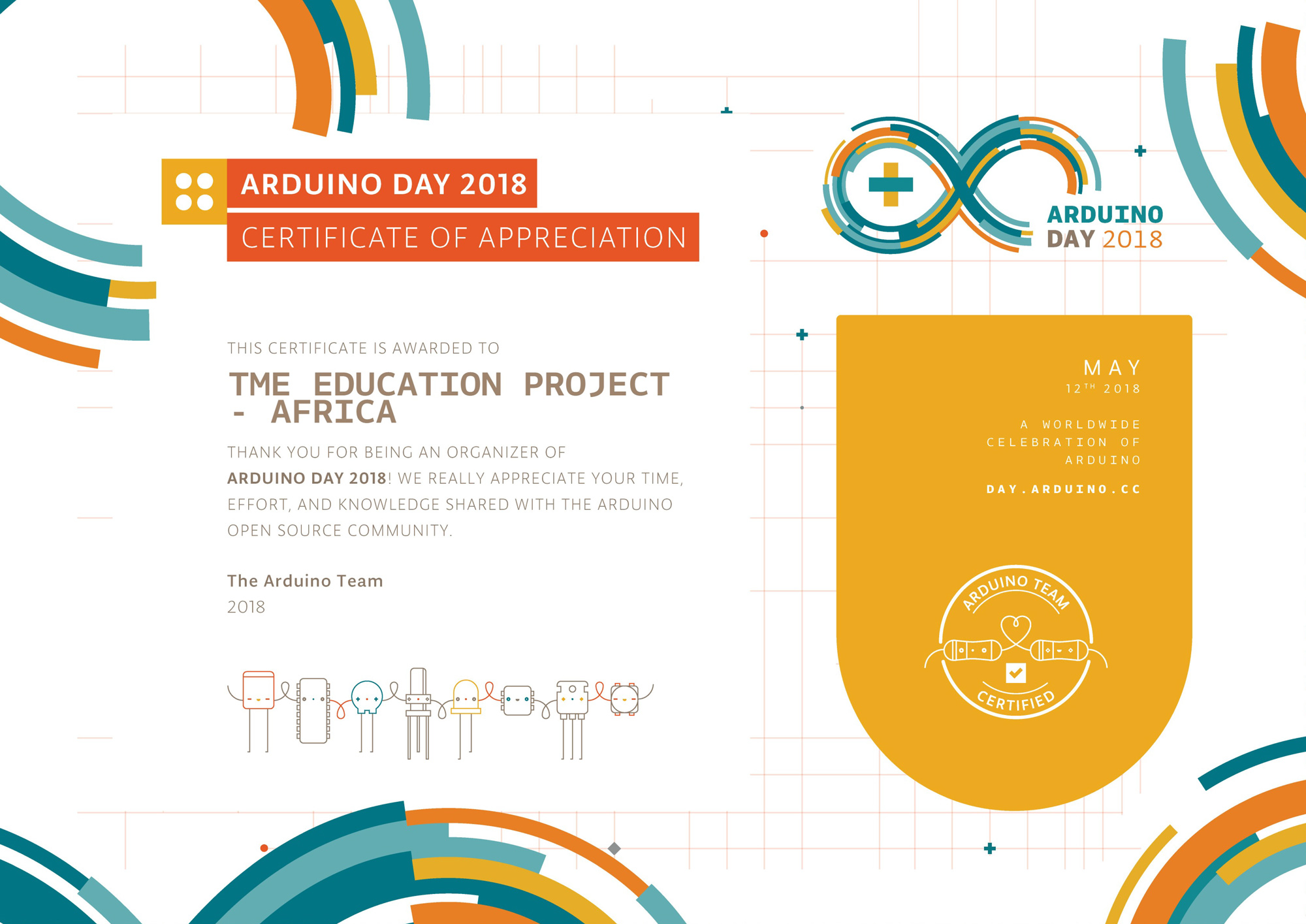 Adruino Day 2018 celebrations in Tanzania!