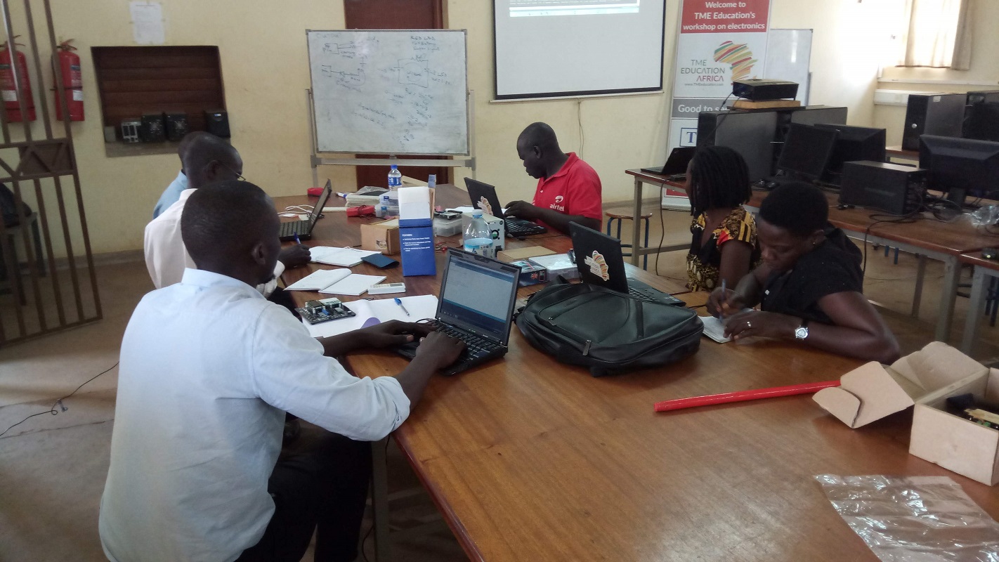 TME Education training at Jinja Vocational Training Institute, Uganda.