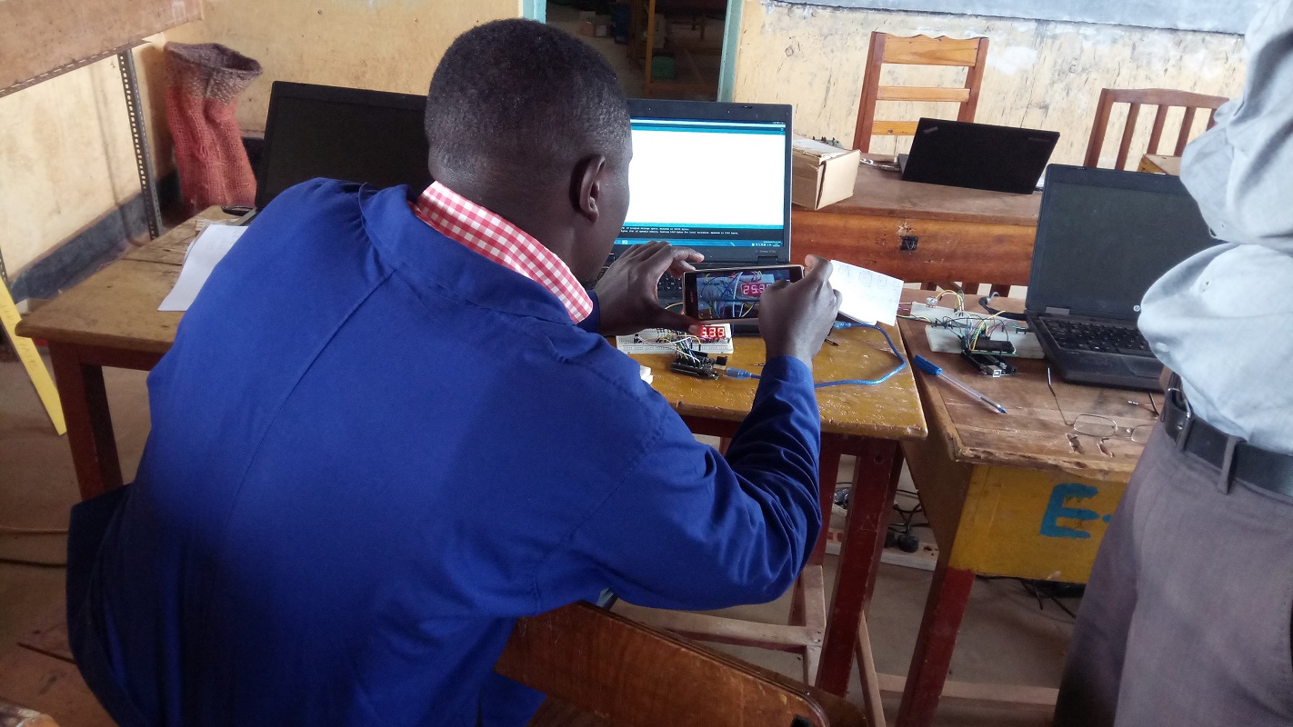 TME Education training at St. Joseph’s Technical Institute, Kisubi.