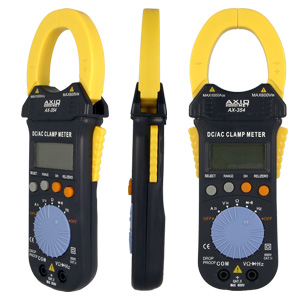 Clamp meters for hard-to-reach locations