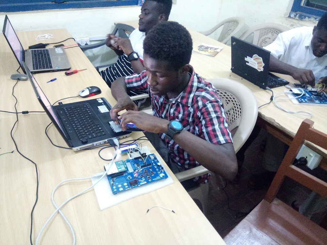 TME Education training at EMIT Electronics Institute, Ghana