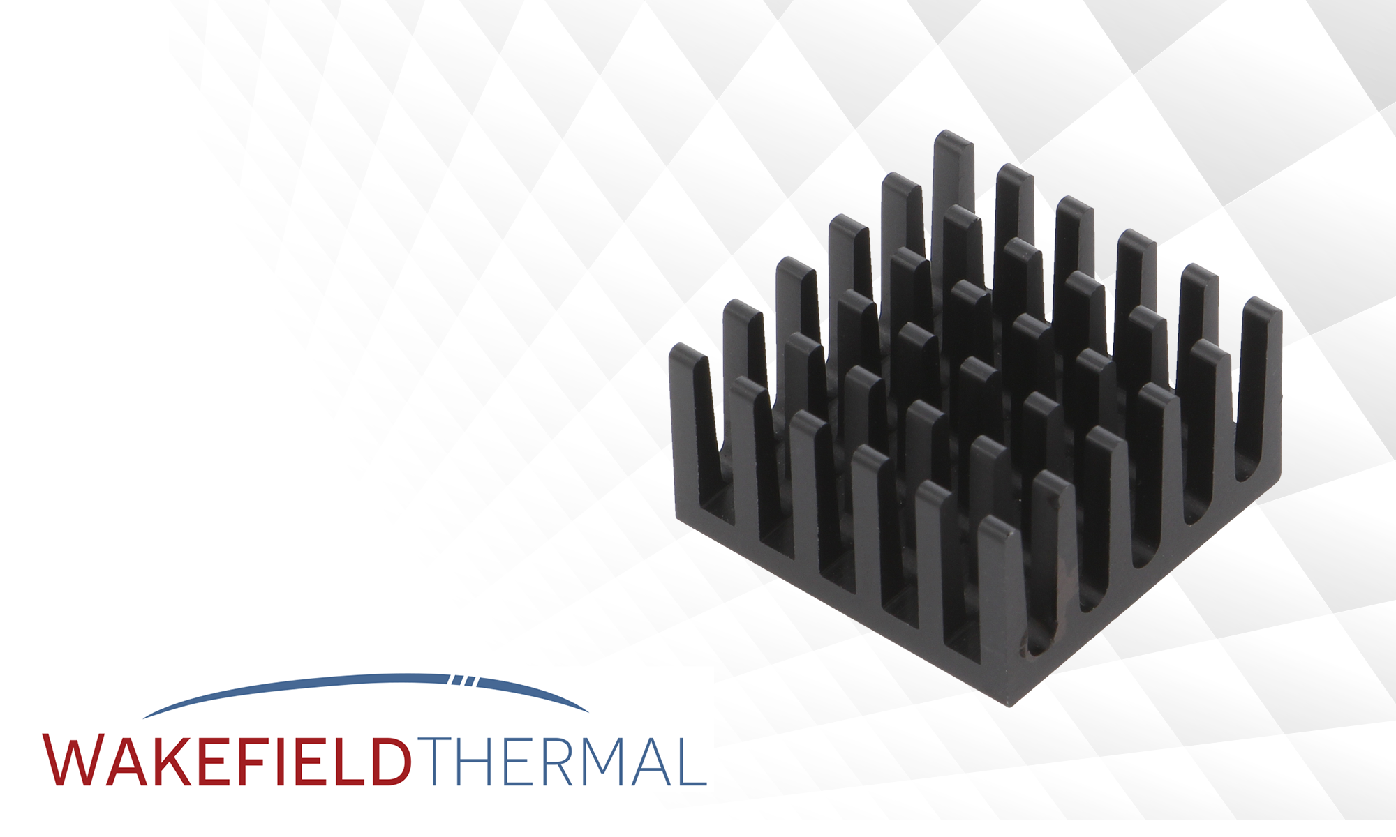 BGA heatsinks by Wakefield Thermal Electronic components. Distributor