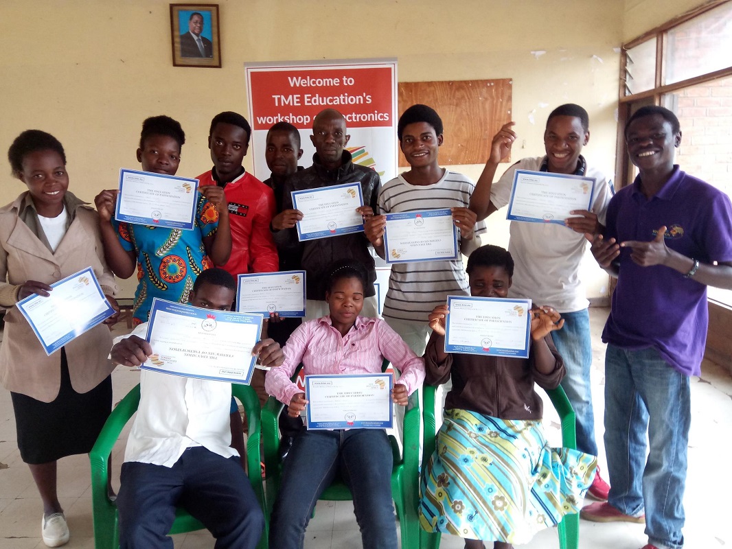 Training at  Kamuzu Vocational Rehabilitation and Training Center (Malawi)