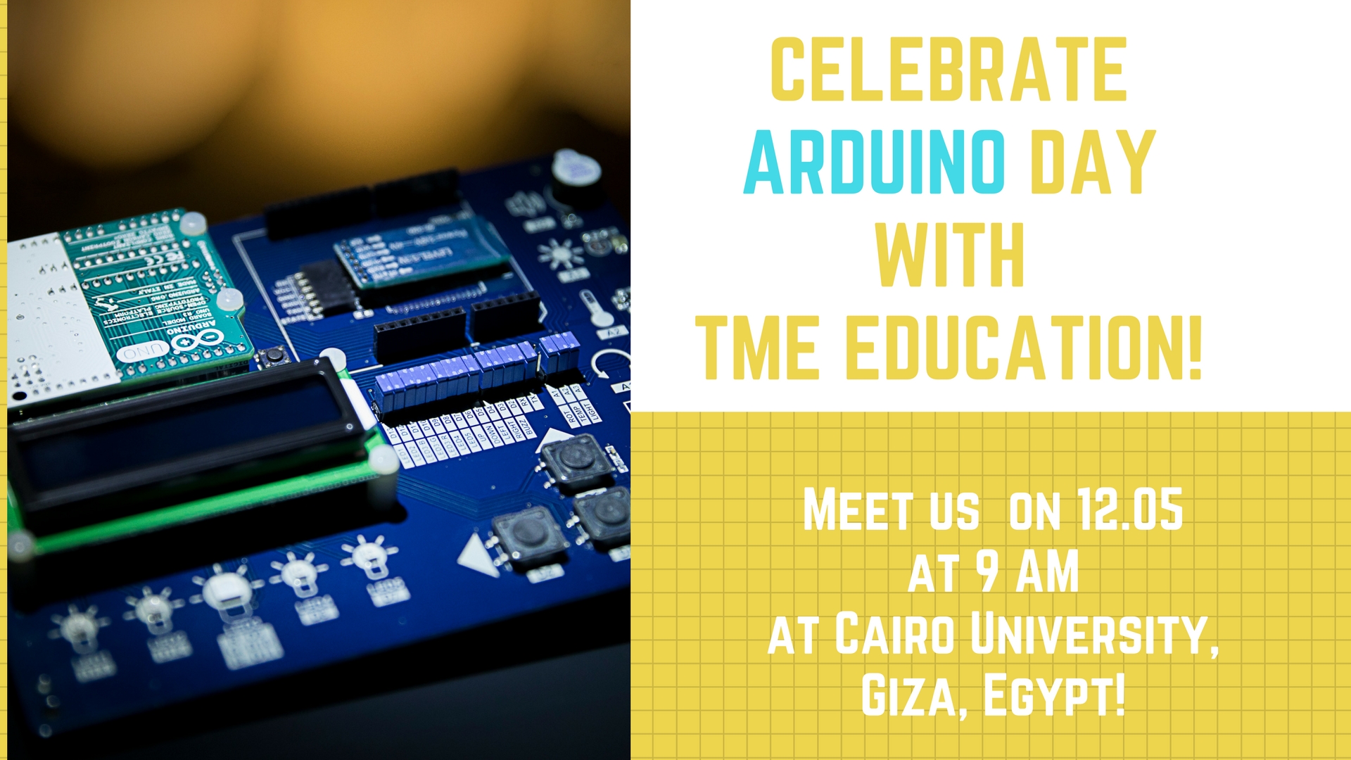 Arduino birthday! Let's celebrate it together in Egypt!