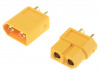 XT60 YELLOW | Acces.para robót: conector de alimentación; Color: amarillo