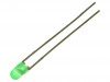 LTL-4231 | LED; 3mm; verde; 5,6÷85mcd; 40°; Frente: convexo; Ráster: 2,54mm
