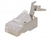 49983-DI | Enchufe; RJ45; PIN: 8; Kat: 6,6a,7,7a; blindaje; Circuito term: 8p8c