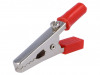 CRCL11-R | Pinza de cocodrilo; 60VCC; rojo; Cub.de la pinza: max.15mm