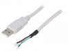 CAB-USB-A-1.5-GY BQ CABLE, Kabely a adaptéry USB