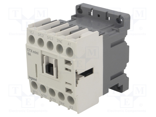 CTX3 MINI 3P 6A 1NC 230VAC LEGRAND