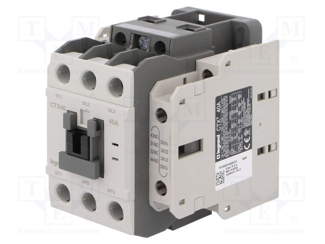 CTX3 3P 40A 2NO2NC 230V AC LEGRAND