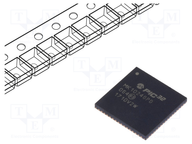 PIC32MK1024GPD064-I/MR MICROCHIP TECHNOLOGY
