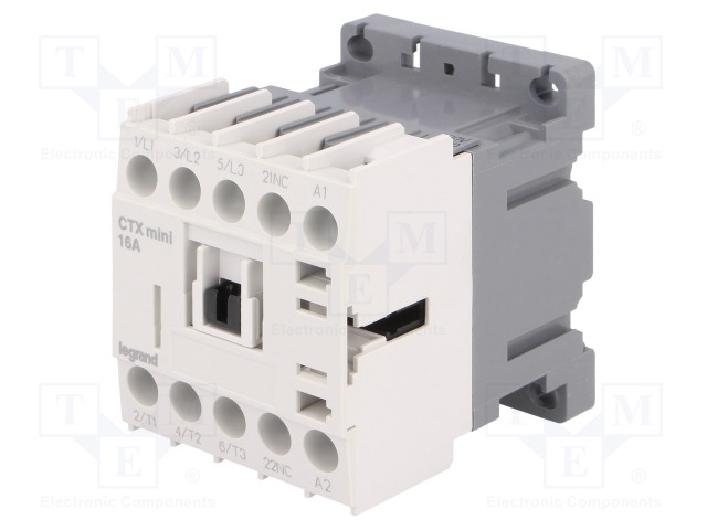 CTX3 MINI 3P 16A 1NC 230VAC LEGRAND