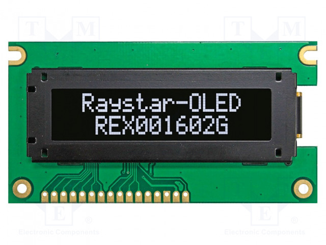 REX001602GWPP5N00000 RAYSTAR OPTRONICS