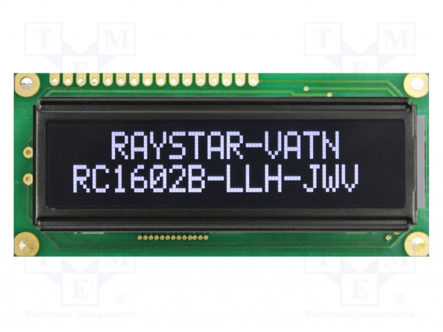 RC1602B-LLH-JWV RAYSTAR OPTRONICS