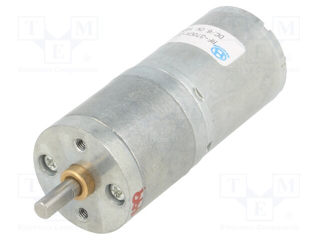 499:1 METAL GEARMOTOR 25DX58L MM LP 6V 499:1 METAL GEARMOTOR 25DX58L MM LP 6V