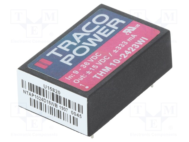 TRACO POWER THM 10-2423WI - Converter: DC/DC