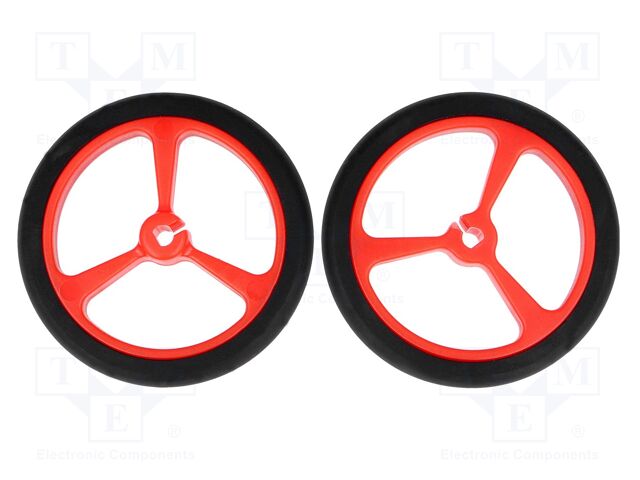 POLOLU WHEEL 40×7MM - RED POLOLU WHEEL 40×7MM - RED