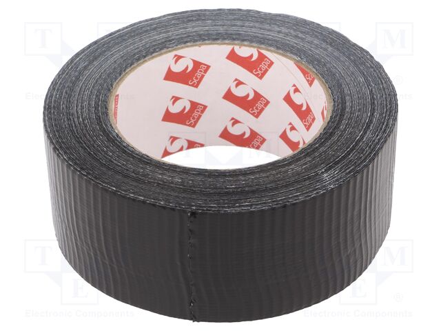 TAŚMA 3159 48MM/50M CZARNA TKANINOWA TAŚMA 3159 48MM/50M CZARNA TKANINOWA