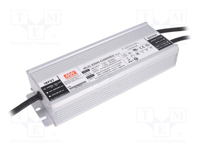 MEAN WELL HLG-320H-C2800D2 - Power supply: switched-mode