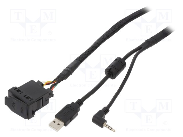 argumento sustracción Permanente AUX-USB.002 4CARMEDIA - Adaptador USB/AUX | VW; VW Polo 2014-> | TME -  Elektroniikka komponentit