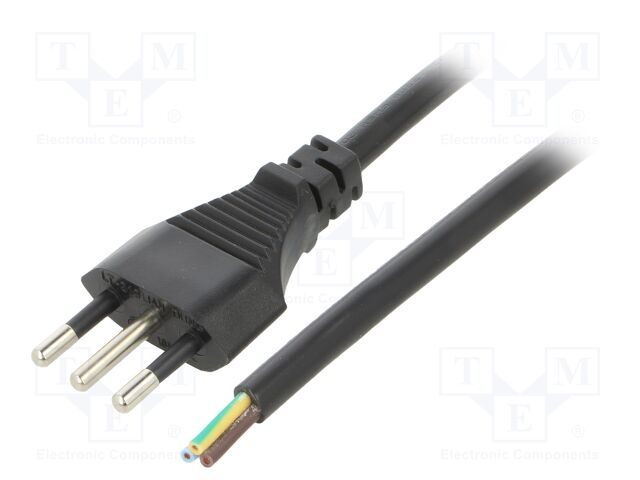 LT-319 3X0.75 BLK 3M END CUT LT-319 3X0.75 BLK 3M END CUT