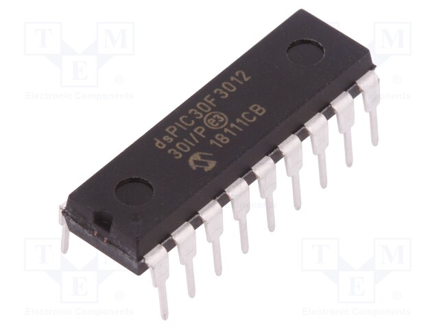 MICROCHIP TECHNOLOGY DSPIC30F3012-30I/P - IC: dsPIC microcontroller