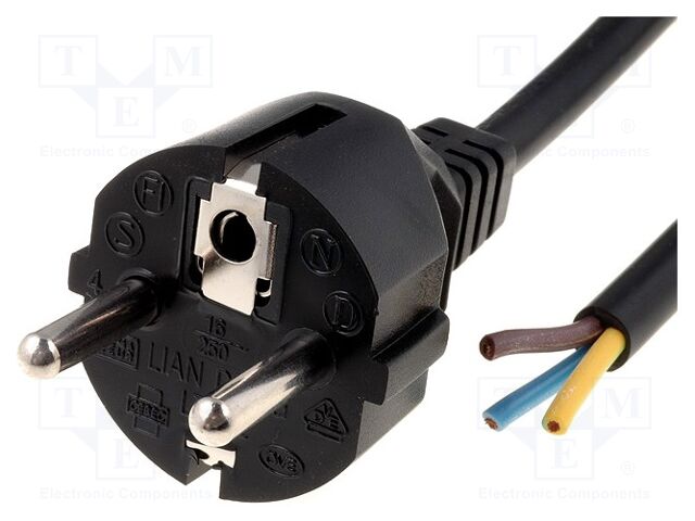 LT312 H05VV-F 3X1.0 3.0M BLK LT312 H05VV-F 3X1.0 3.0M BLK