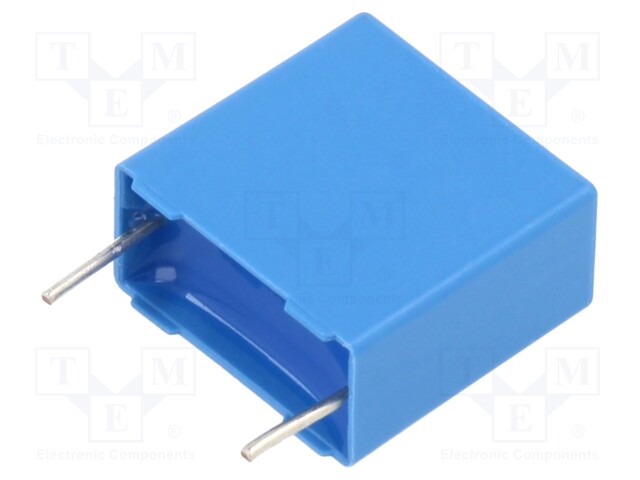 B32522C0106K000 | Kondenzátor: polyesterový; 10uF; 40VAC; 63VDC; 15mm; ±10%; THT