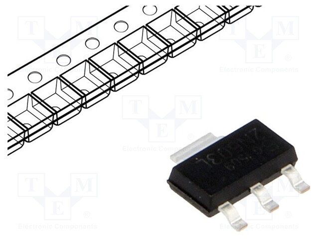 INFINEON TECHNOLOGIES BSP603S2L - Transistor: N-MOSFET