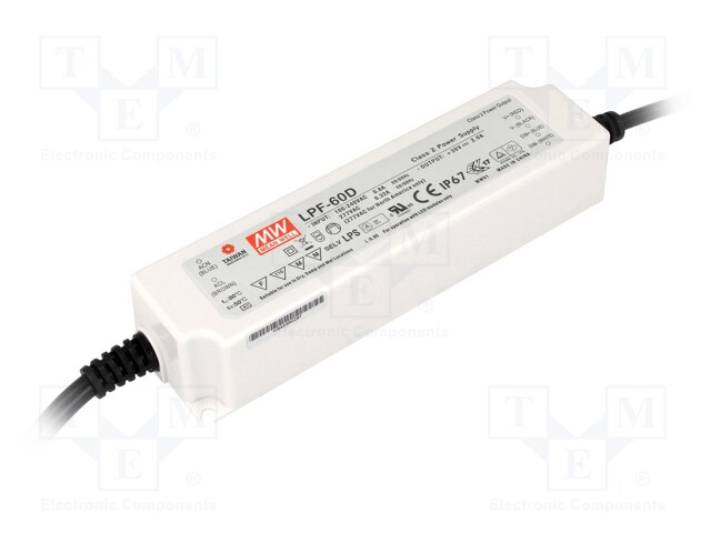 MEAN WELL LPF-60D-24 - Power supply: switched-mode