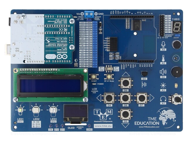 Zest.uruch: edukacyjny Arduino; GPIO,I2C,IrDA,SPI,UART,USB