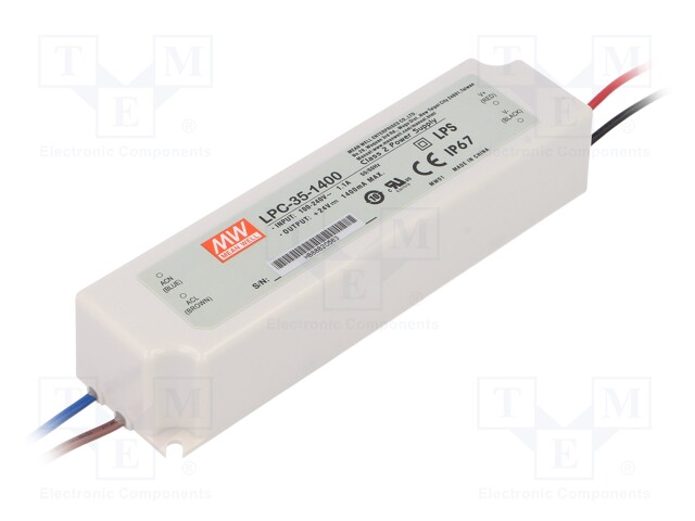 MEAN WELL LPC-35-1400 - Power supply: switched-mode