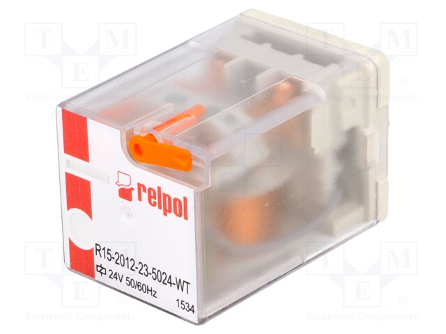RELPOL R15-2012-23-5024-WT - Relay: electromagnetic