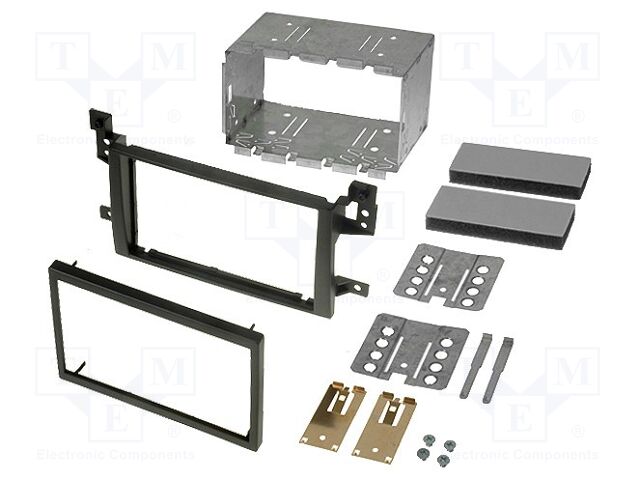 MA84002/T+KIT | Ramka radiowa; Suzuki; 2 DIN; czarny