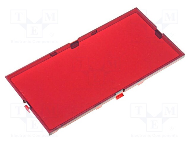 5M/821P | Panel frontal; MODULBOX; rojo