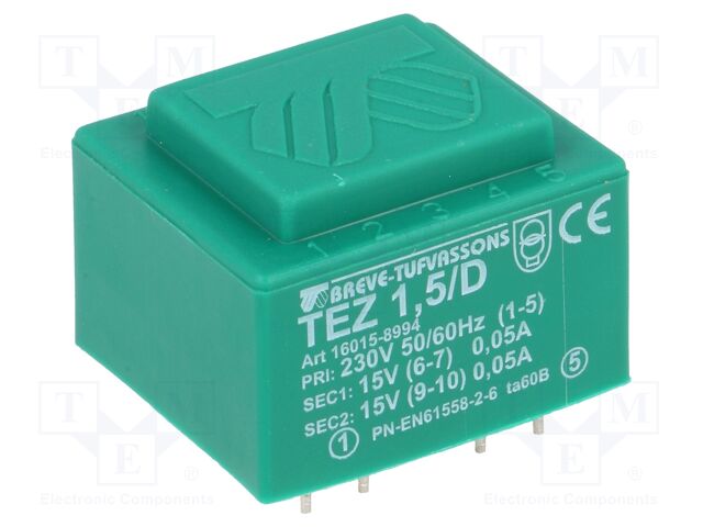 TEZ1.5/D230/15-15V TEZ1.5/D230/15-15V