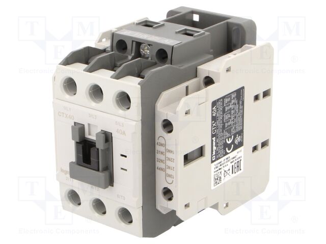 CTX3 3P 40A 2NO2NC 110V AC CTX3 3P 40A 2NO2NC 110V AC