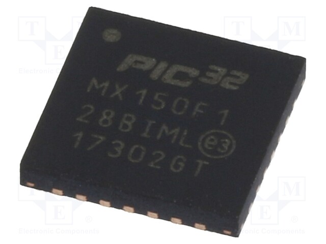 PIC32MX150F128B-I/ML